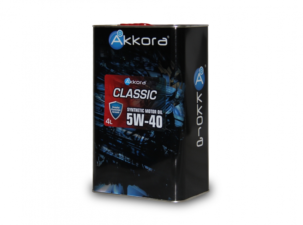  Моторное масло Akkora 5W40 Classic 4л